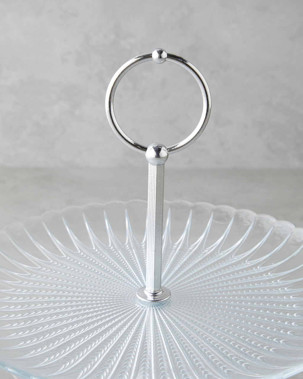 Glass Cookie Stand 21+28 cm Transparent (view 2)