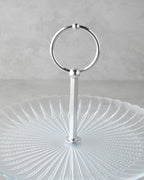 Glass Cookie Stand 21+28 cm Transparent (view 2)