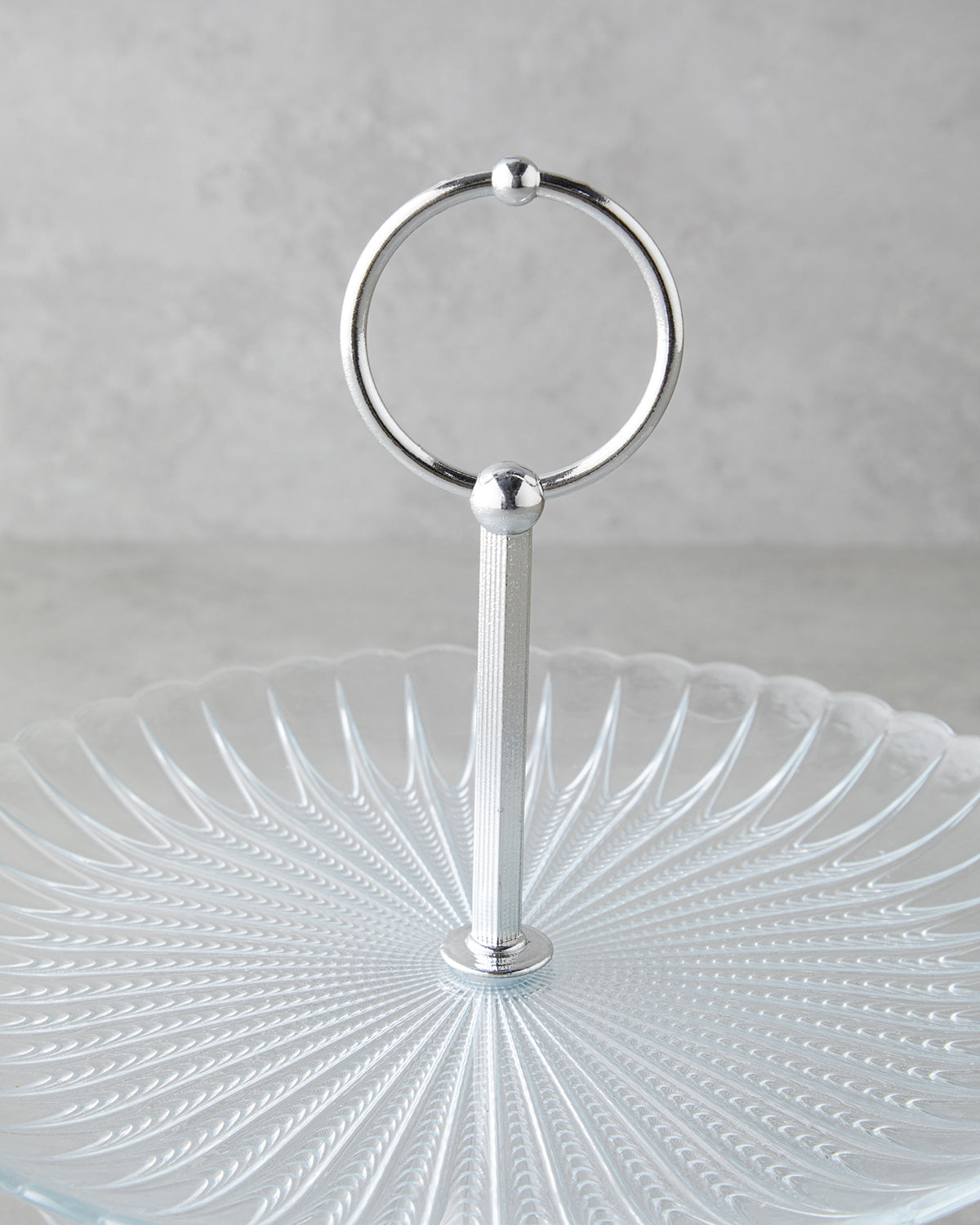 Glass Cookie Stand 21+28 cm Transparent (view 2)