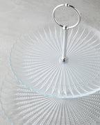 Glass Cookie Stand 21+28 cm Transparent (view 3)