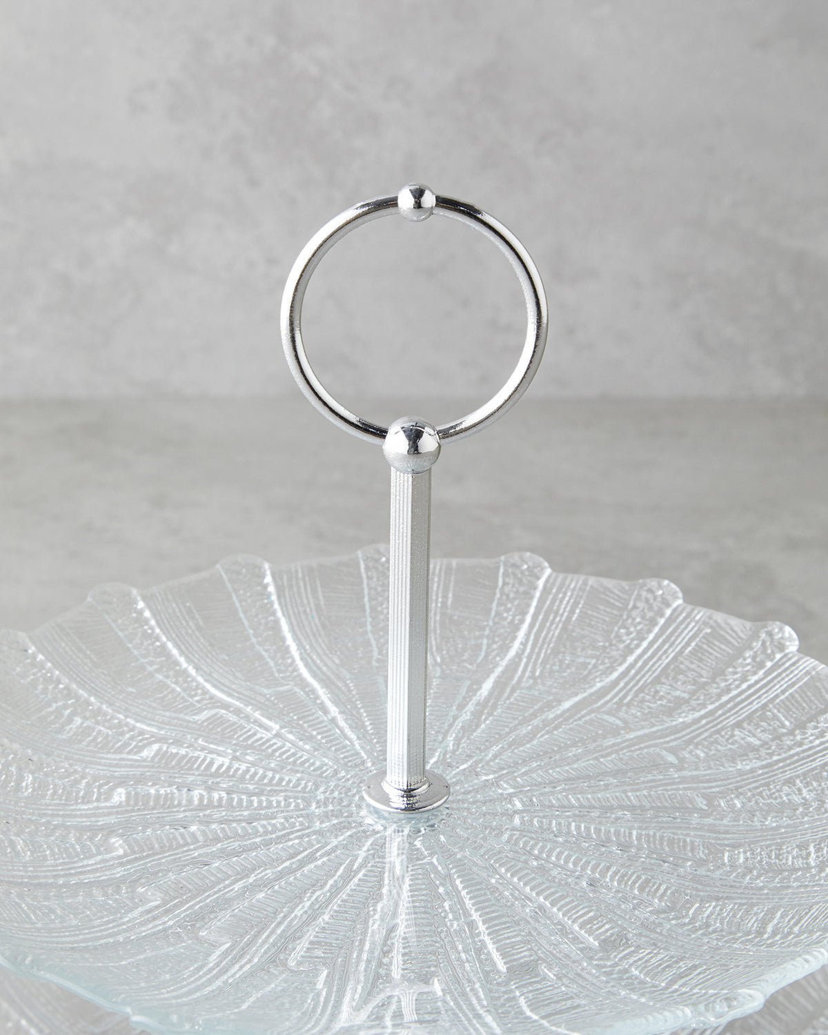 Luce Glass Cookie Stand 21+28 cm Transparent (view 2)