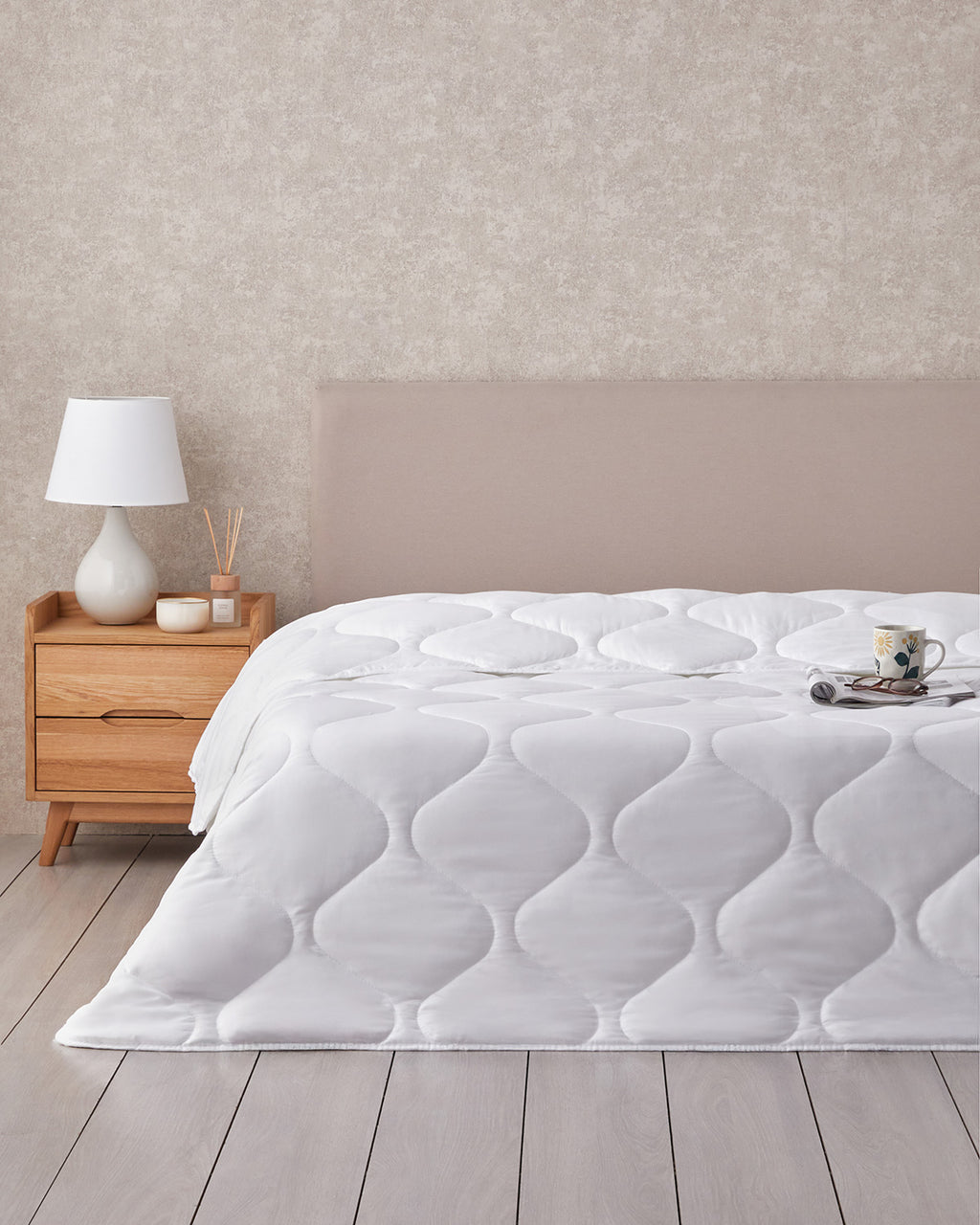 Microfiber Quilt Ecru - Double 195x215 cm (view 2)