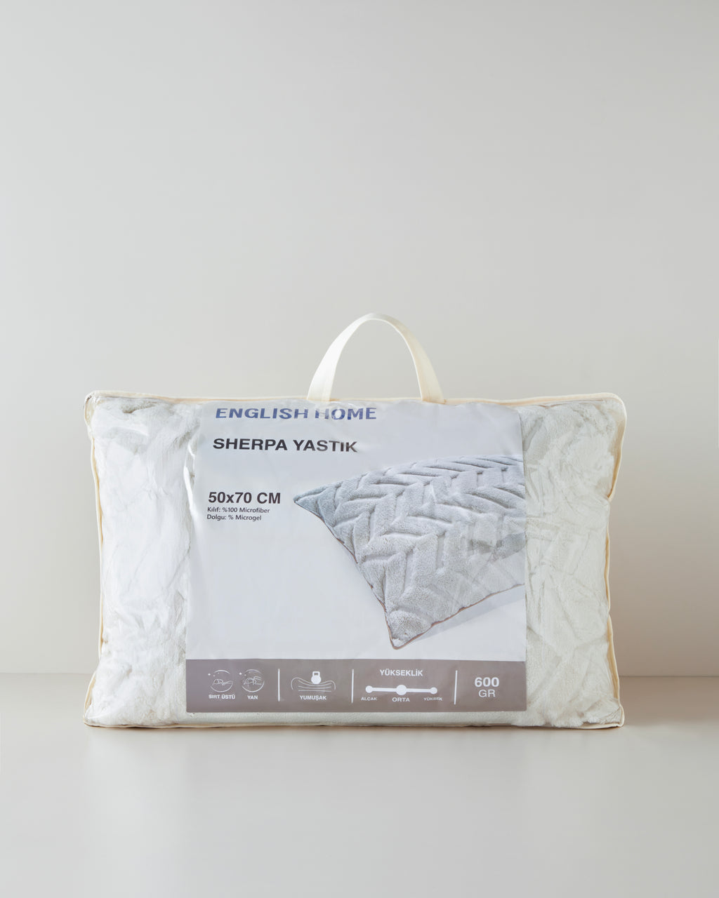 Sherpa Pillow 50x70 cm Cream (view 6)