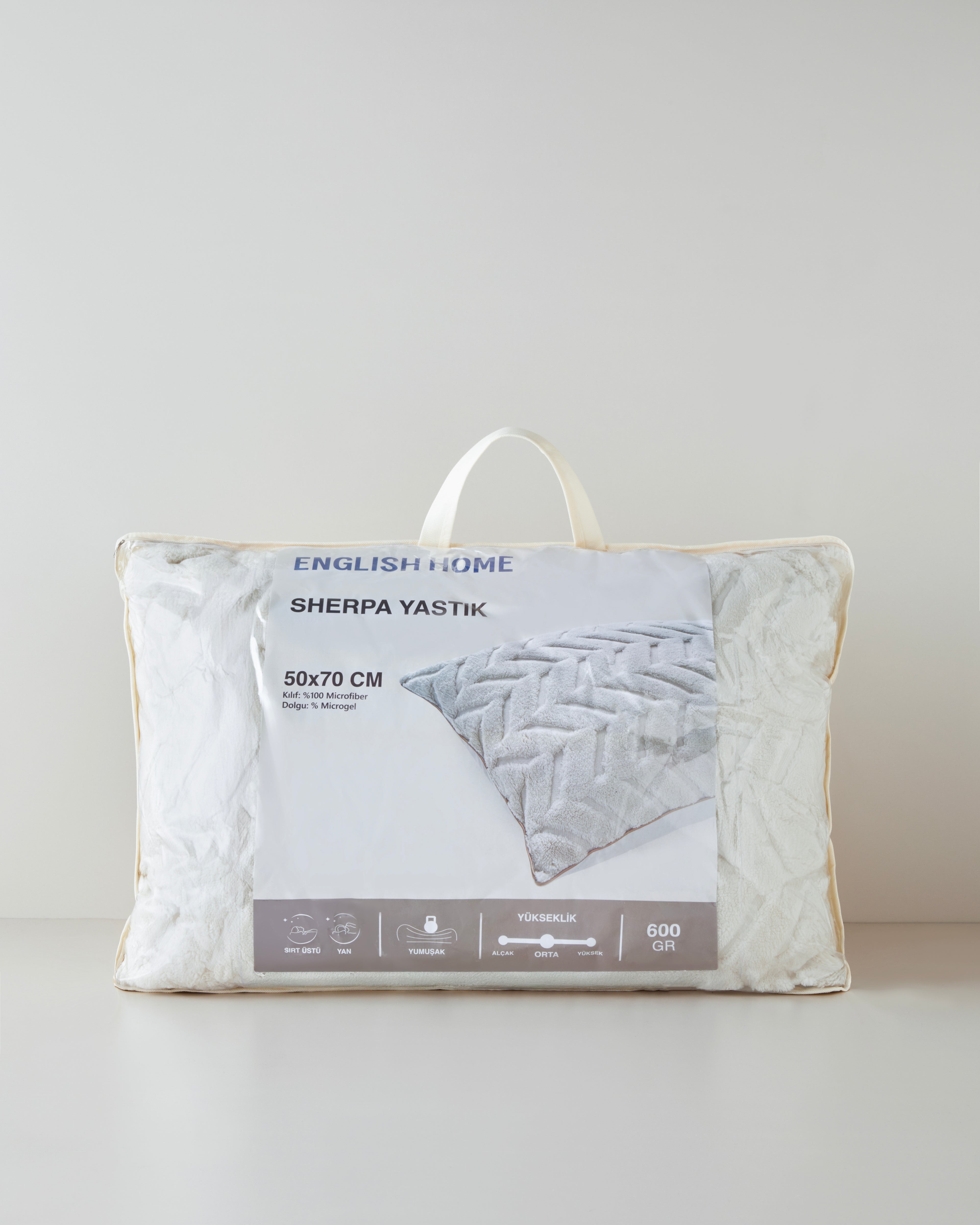 Sherpa Pillow 50x70 cm Cream (view 6)