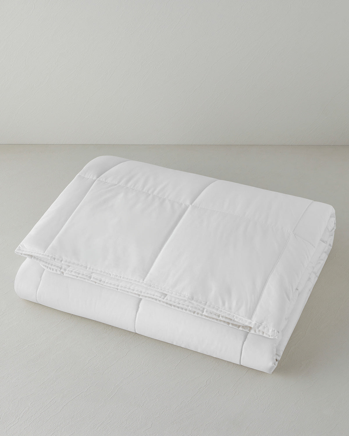 Wool Double Size Quilt 195x215 cm White