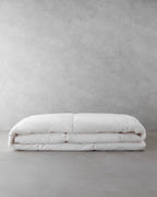 Wool Double Size Quilt 195x215 cm White (view 6)