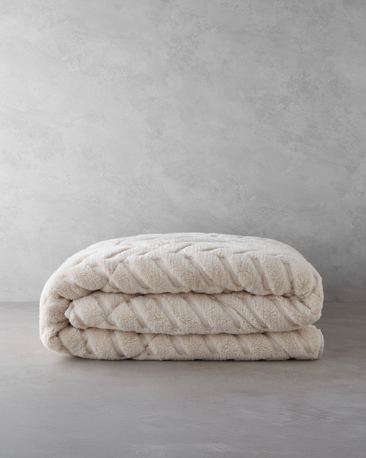 Sherpa Double Size Quilt 195x215 cm Cream (view 2)