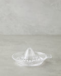 Tubby Glass Lemon Squeezer Transparent