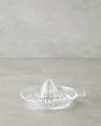 Tubby Glass Lemon Squeezer Transparent