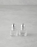 Lelia Glass 2 pcs Salt and Pepper Shaker 4x5 cm Silver