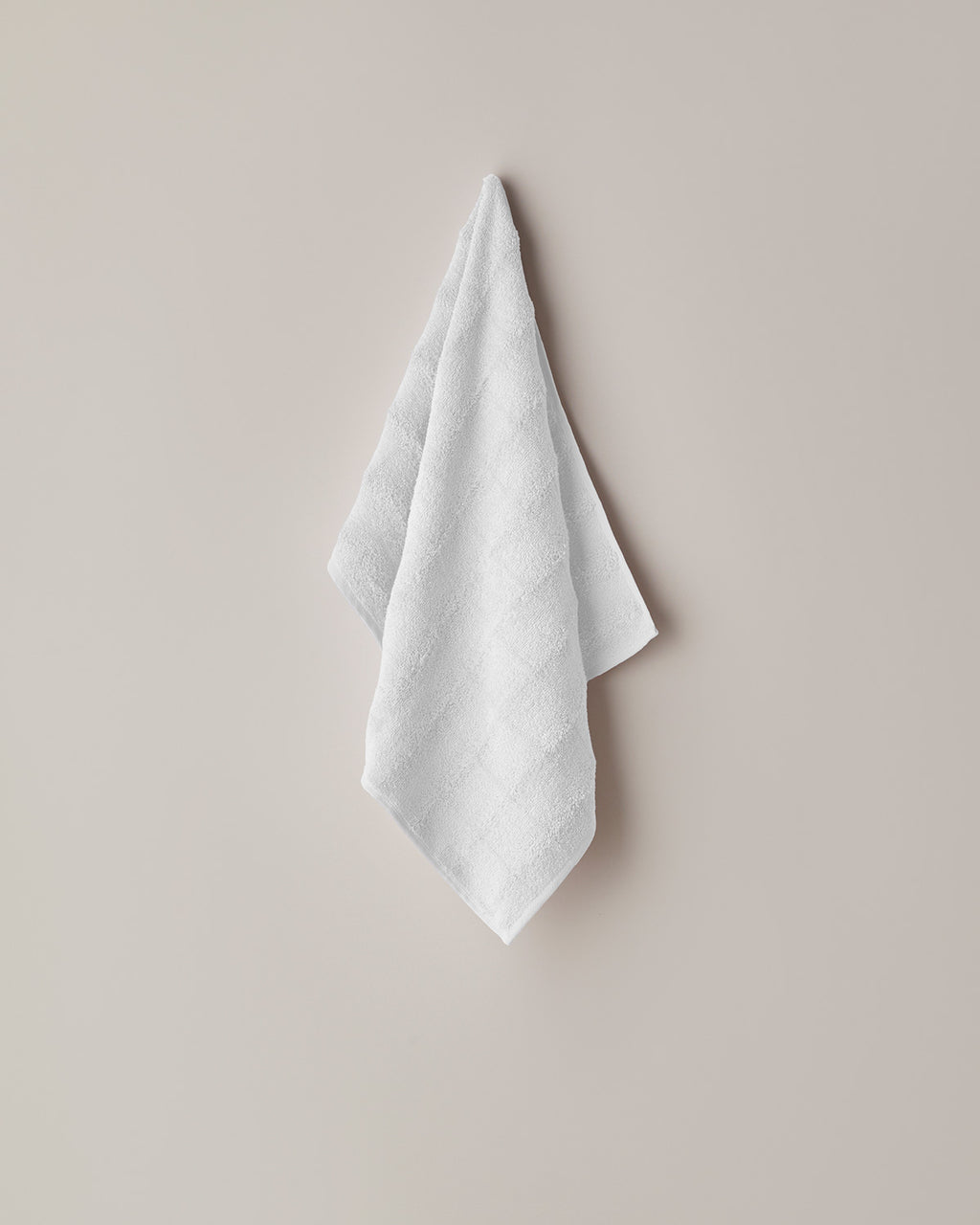 Bubble Cotton Face Towel 50x80 cm - Ecru