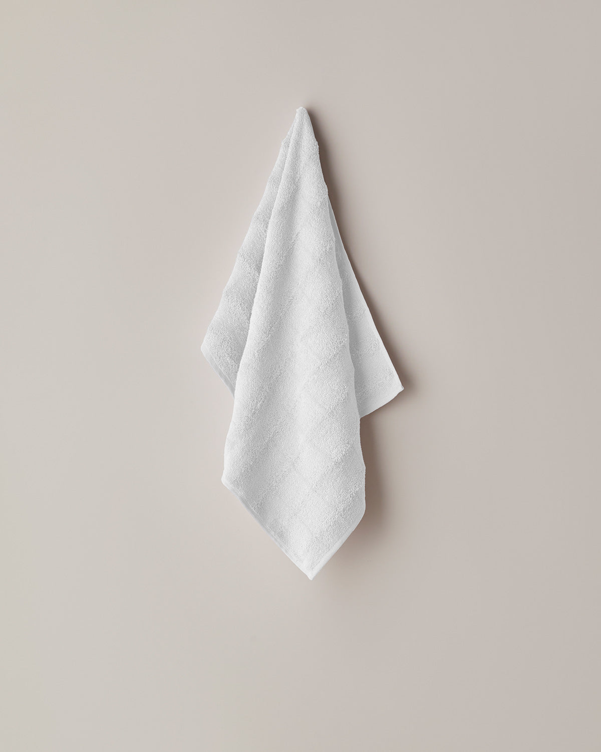 Bubble Cotton Face Towel 50x80 cm - Ecru