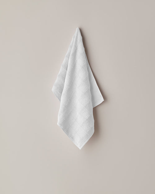 Bubble Cotton Face Towel 50x80 cm - Ecru