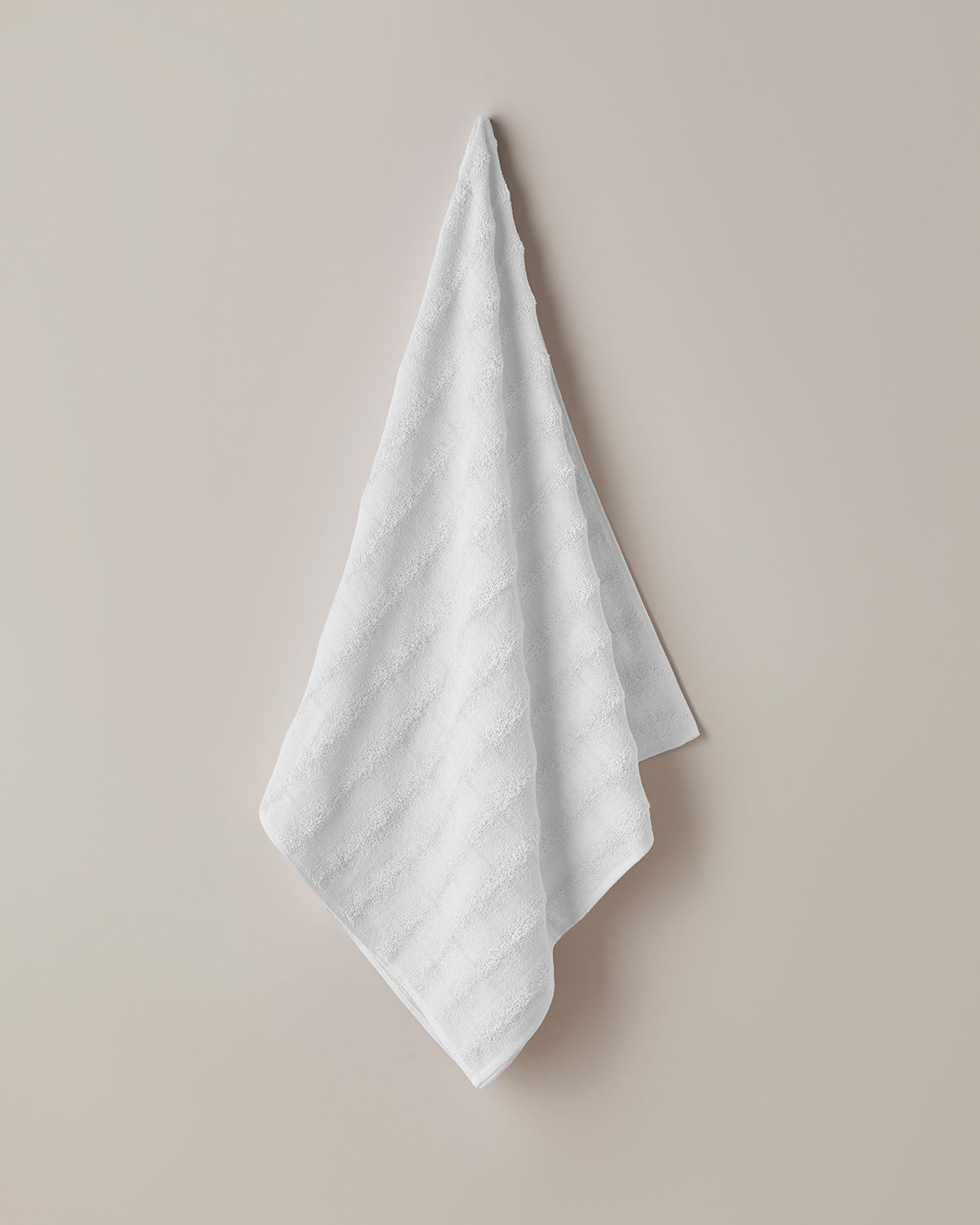 Bubble Cotton Bath Towel 70x140 cm - Ecru