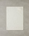 Border Check Cotton Hand Towel 30x40 cm - Ivory