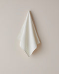 Border Check Cotton Face Towel 50x80 cm - Ivory