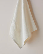 Border Check Cotton Face Towel 50x80 cm - Yellow (view 2)