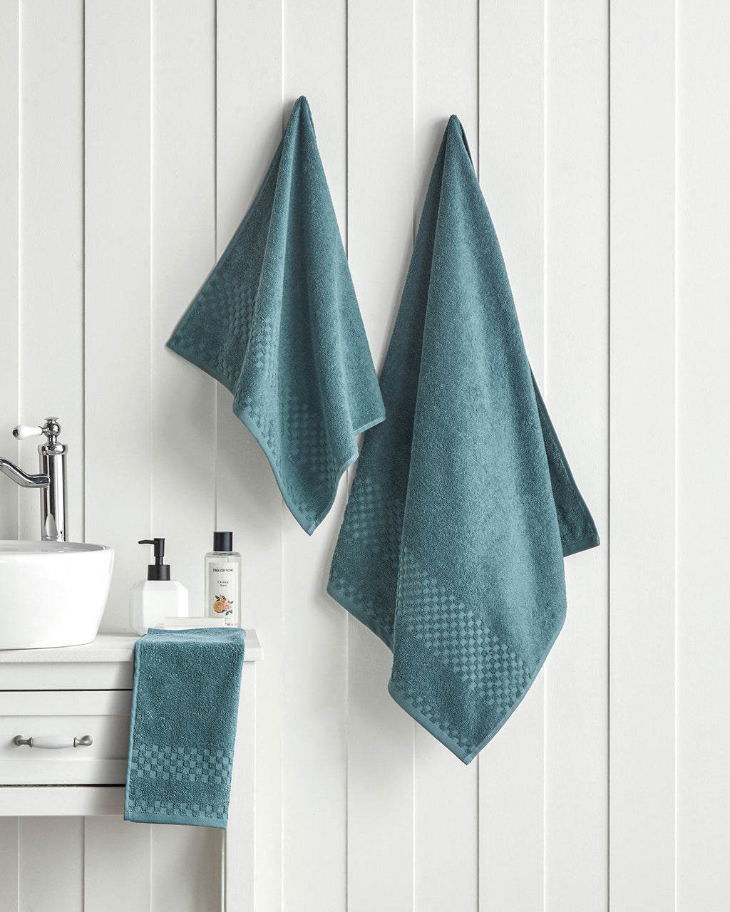 Border Check Cotton Face Towel 50x80 cm (view 14)