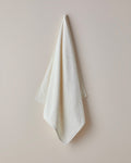Border Check Cotton Bath Towel 70x140 cm - Ivory