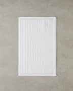 Chequer Cotton Hand Towel 30x45 cm - White