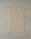 Chequer Cotton Hand Towel 30x45 cm - Blue (view 4)
