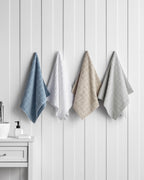 Chequer Cotton Face Towel 50x80 cm (view 5)
