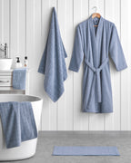 Chequer Cotton Face Towel 50x80 cm (view 14)