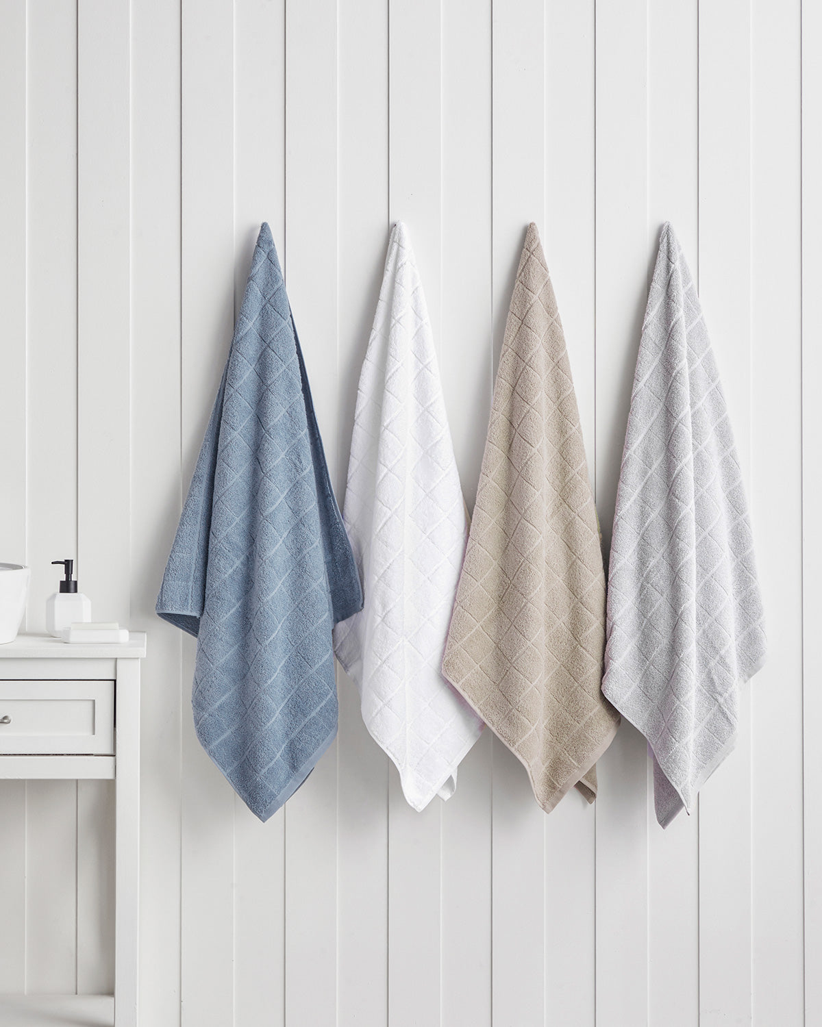 Chequer Cotton Bath Towel 80x150 cm (view 10)
