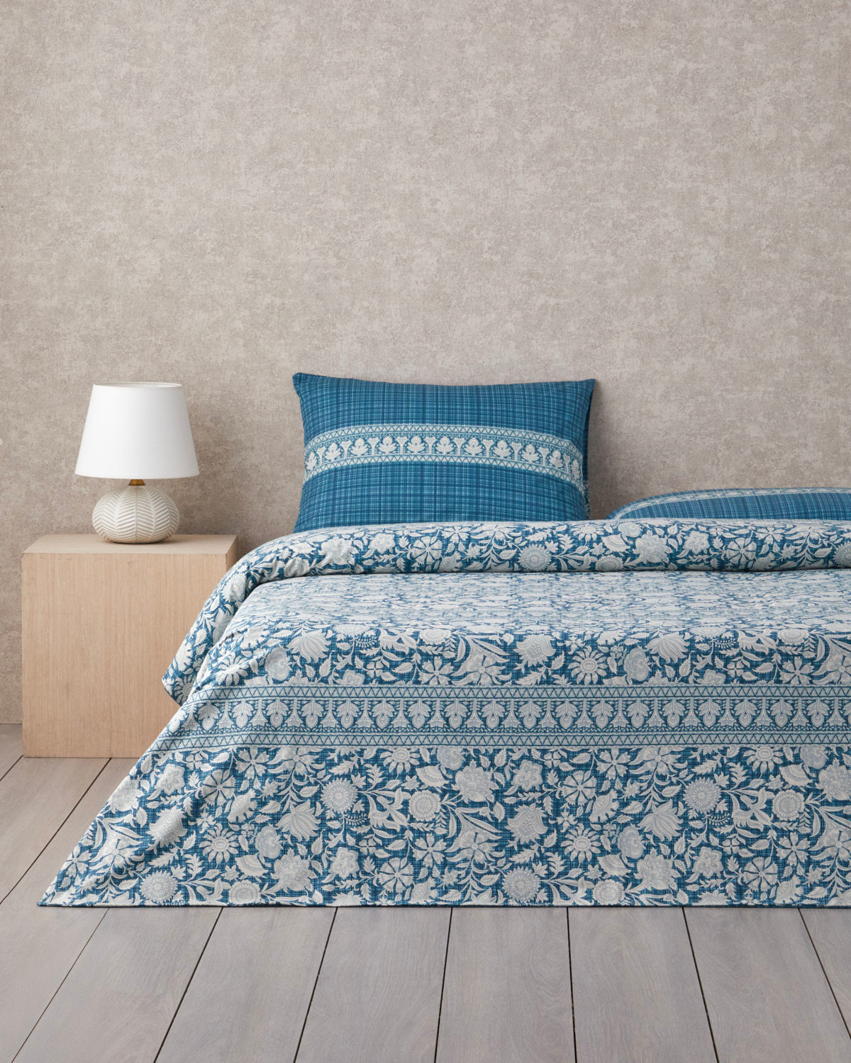 Mystic Noor Cotton Single Size Duvet Cover Set 160x220 cm Green
