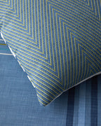 Easy Iron Single Size Duvet Cover Set 160x220 cm Navy Blue (view 5)