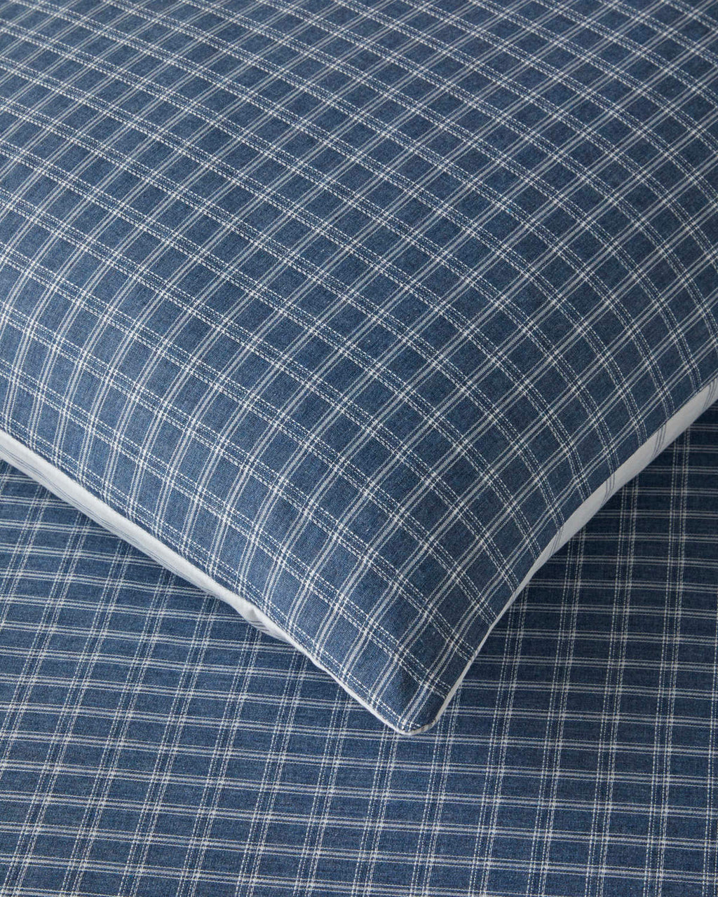 Yarn Dyed Single Size Duvet Cover Set 160x220 cm Blue (view 5)