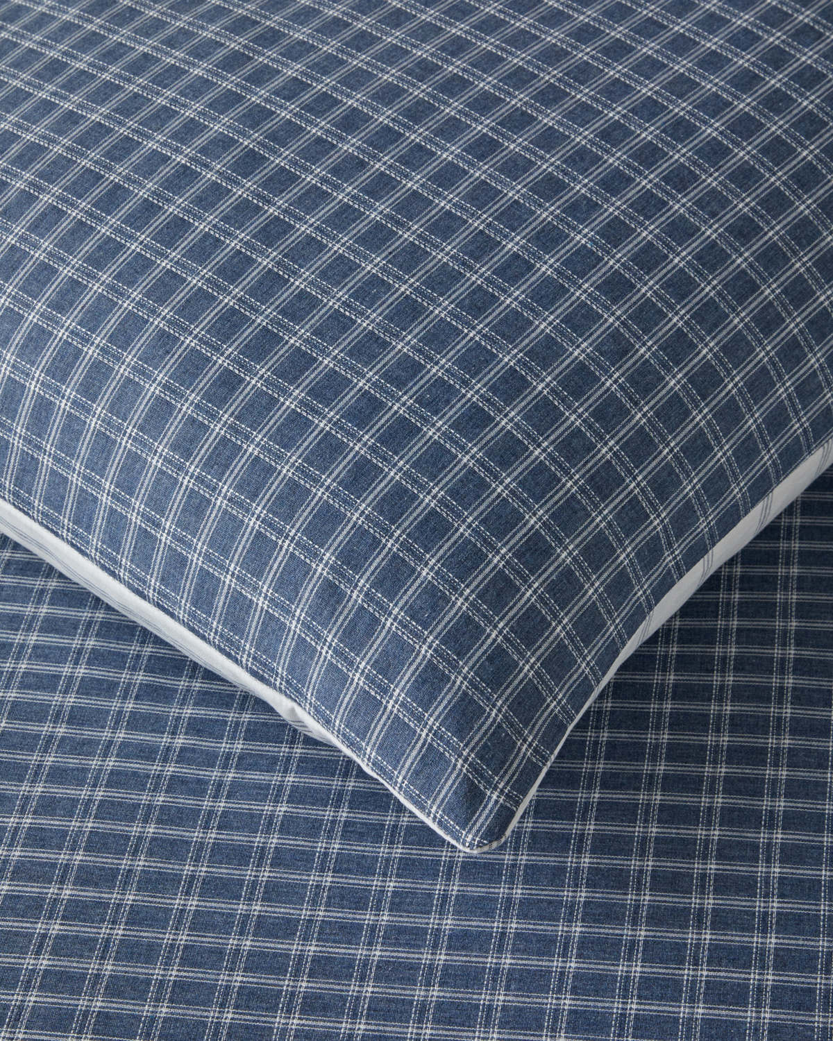 Yarn Dyed Single Size Duvet Cover Set 160x220 cm Blue (view 5)
