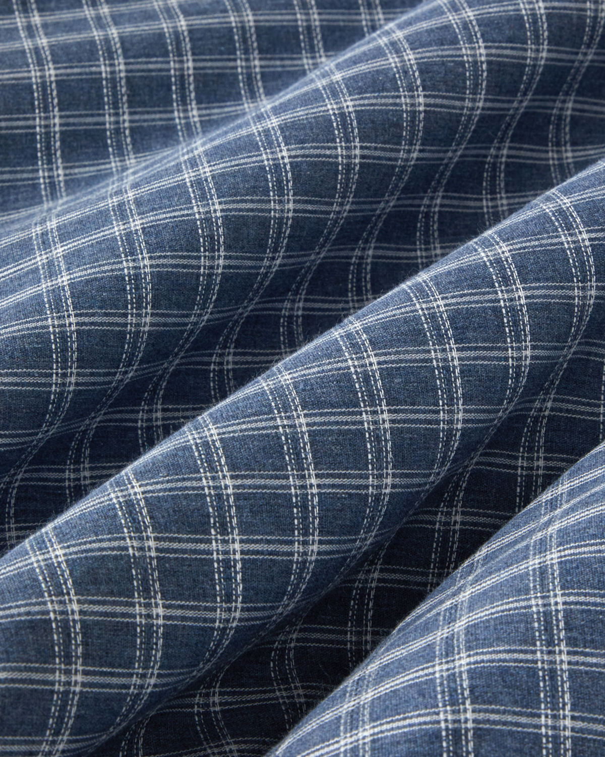 Yarn Dyed Single Size Duvet Cover Set 160x220 cm Blue (view 6)