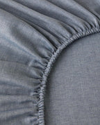 Yarn Dyed Single Size Duvet Cover Set 160x220 cm Blue (view 8)