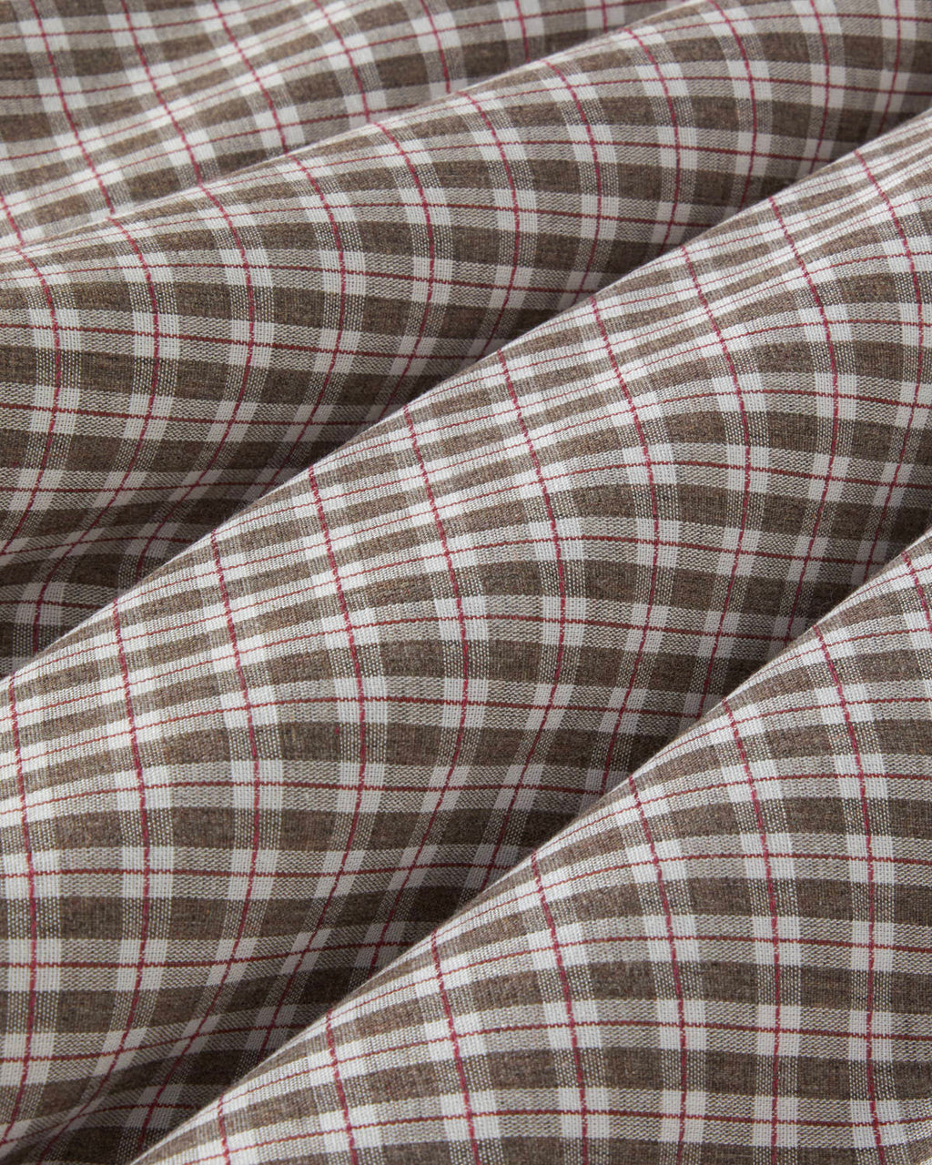 Yarn Dyed Single Size Duvet Cover Set 160x220 cm Brown (view 6)