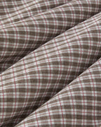 Yarn Dyed Single Size Duvet Cover Set 160x220 cm Brown (view 6)