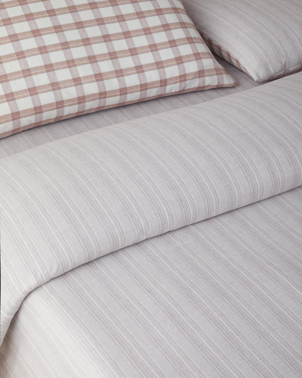 Yarn Dyed Single Size Duvet Cover Set 160x220 cm Orange (view 3)
