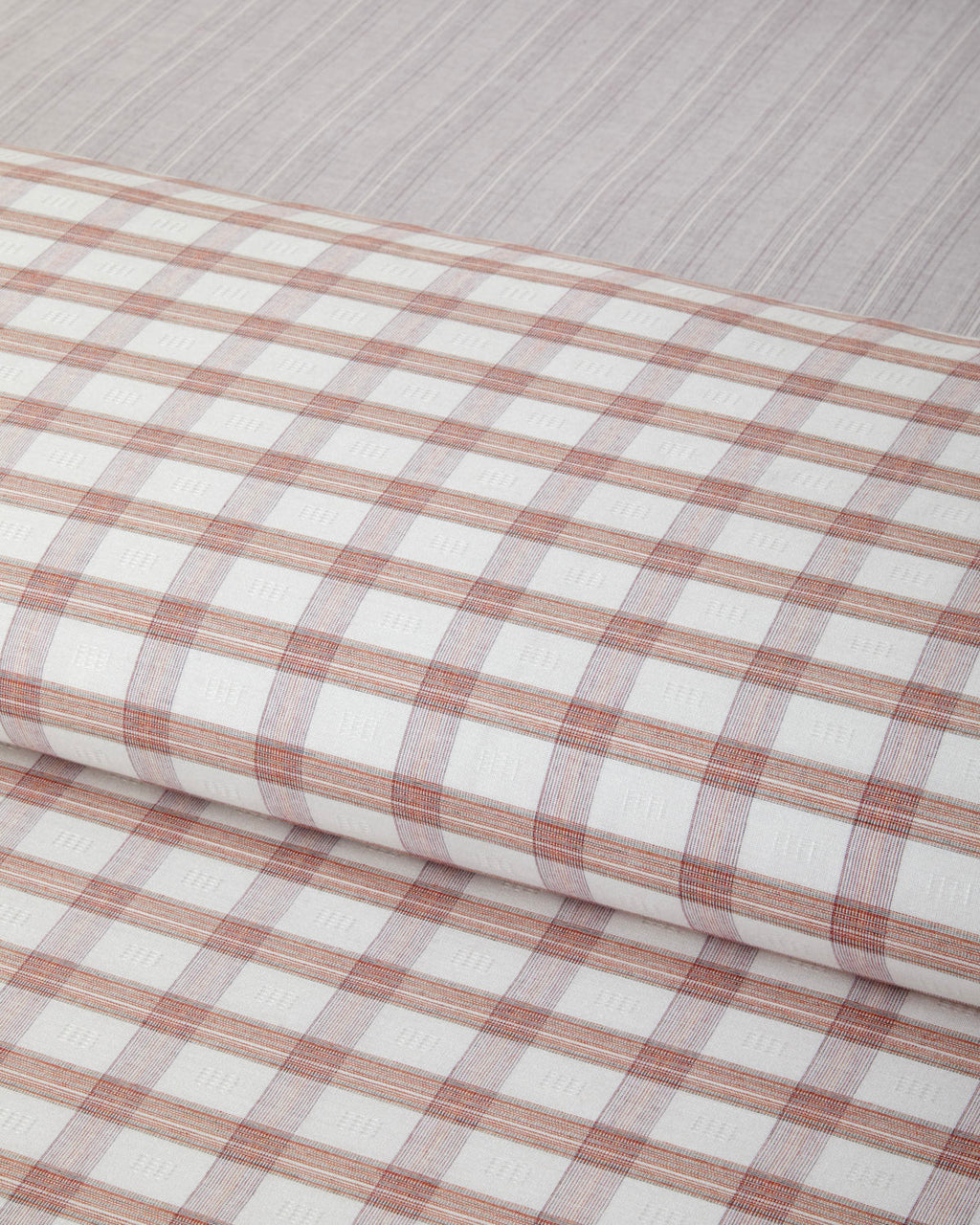 Yarn Dyed Single Size Duvet Cover Set 160x220 cm Orange (view 4)