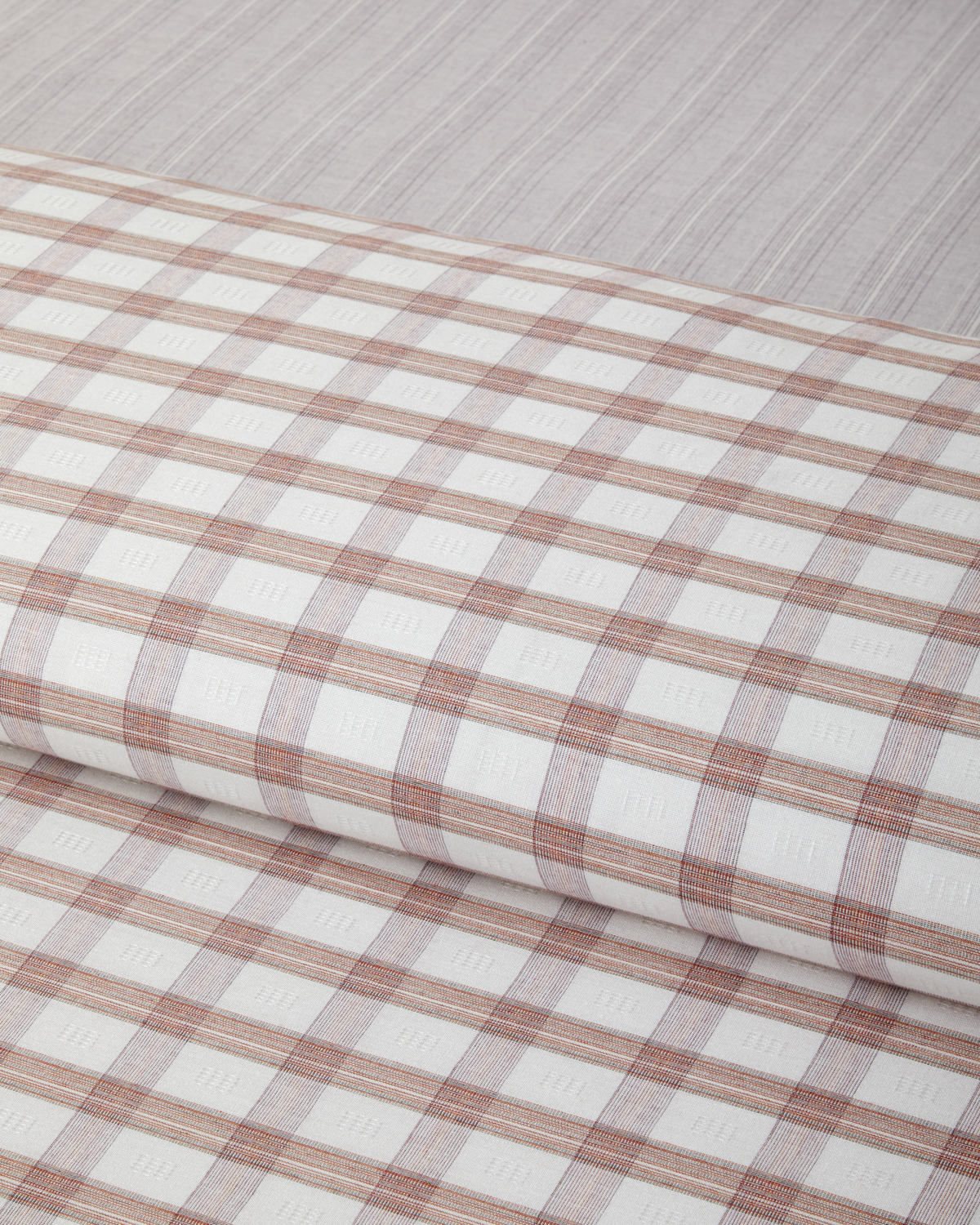 Yarn Dyed Single Size Duvet Cover Set 160x220 cm Orange (view 4)