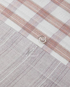 Yarn Dyed Single Size Duvet Cover Set 160x220 cm Orange (view 7)