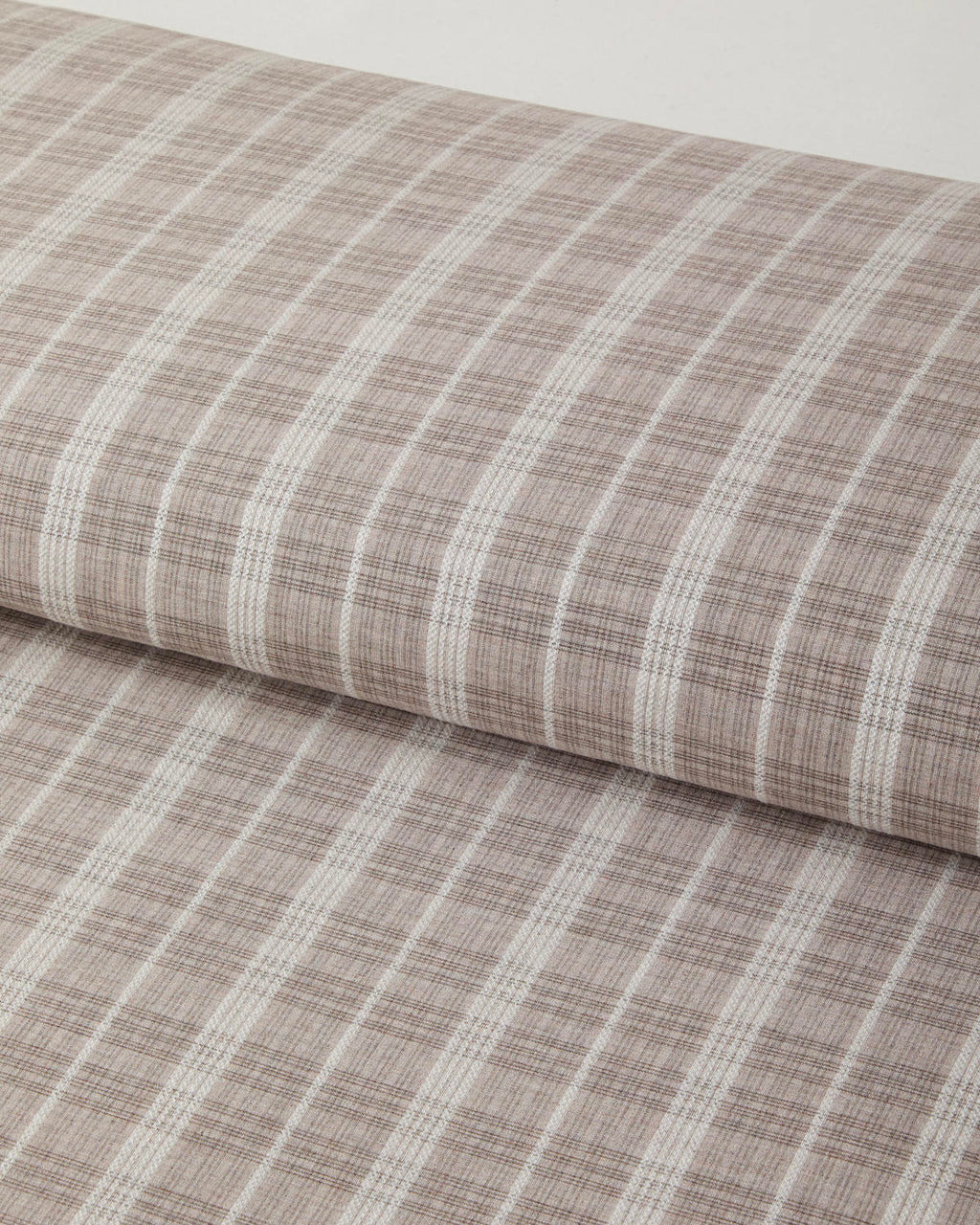 Yarn Dyed Single Size Duvet Cover Set 160x220 cm Dark Beige (view 4)