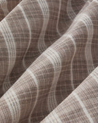 Yarn Dyed Single Size Duvet Cover Set 160x220 cm Dark Beige (view 6)