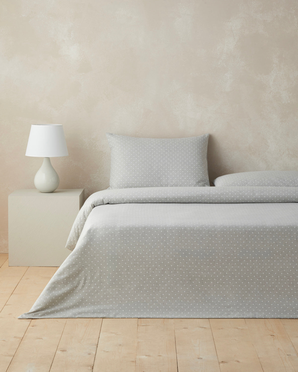 Yarn Dyed Duvet Cover Set Gray - Single 160x220 cm