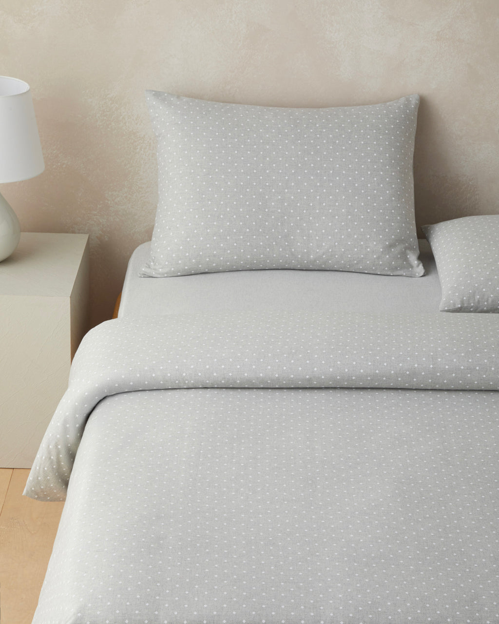 Yarn Dyed Duvet Cover Set Gray - Double 200x220 cm (view 2)
