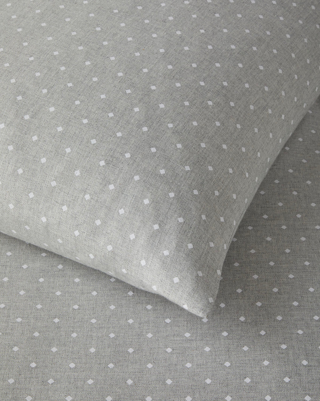 Yarn Dyed Duvet Cover Set Gray (view 4)