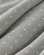 Yarn Dyed Duvet Cover Set Gray (view 12)