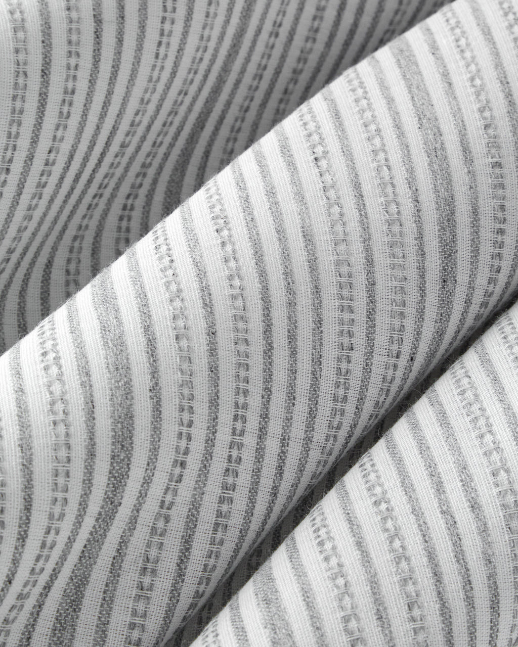 Yarn Dyed Single Size Duvet Cover Set 160x220 cm Gray (view 5)