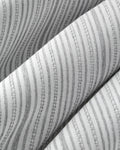 Yarn Dyed Single Size Duvet Cover Set 160x220 cm Gray (view 5)