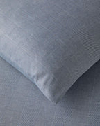 Yarn Dyed Single Size Duvet Cover Set 160x220 cm Navy Blue (view 4)