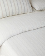 Yarn Dyed Single Size Duvet Cover Set 160x220 cm Beige - Gray (view 3)